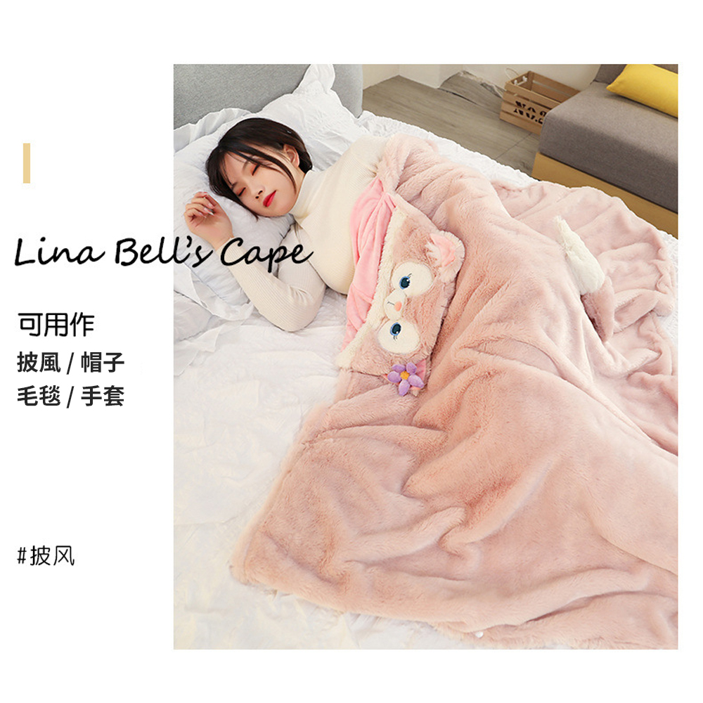 LinaBell Lazy Blanket &ndash; Pink Fox Design, Cozy Home Shawl, Perfect for Gifts & Gift Exchange 🎁, , large