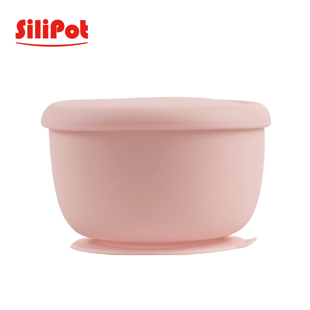 [Korean SiliPot] Platinum Silicone Suction Bowl, Non-Slip Dinner Bowl (Non-Slip Suction Bowl, Can Be Sterilized with Hot Water, Drop-Proof), , large