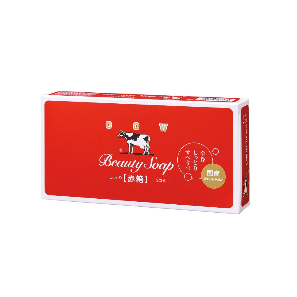 日本牛乳石鹼牛乳香皂3入裝(玫瑰滋潤), , large