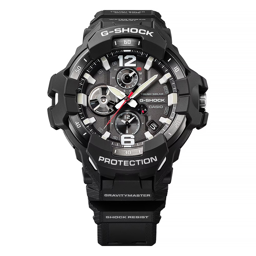 CASIO卡西歐 G-SHOCK MASTER OF G 專業航空錶 太陽能藍芽飛行錶 GR-B300-1A, , large