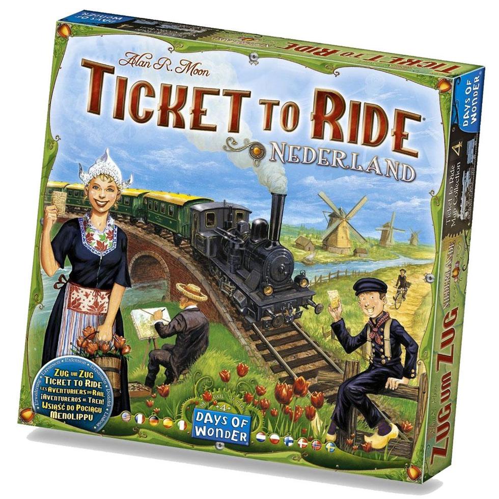 【Asmodee】鐵道任務地圖擴充：荷蘭篇 Ticket to Ride Nederland Map Col.4 英文版, , large