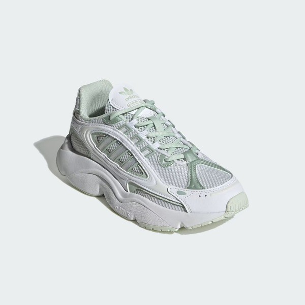 Kixpress-Adidas Ozmillen W 女 運動休閒鞋 復古 老爹鞋 舒適 穿搭 白 淺綠 [IG2087], , large