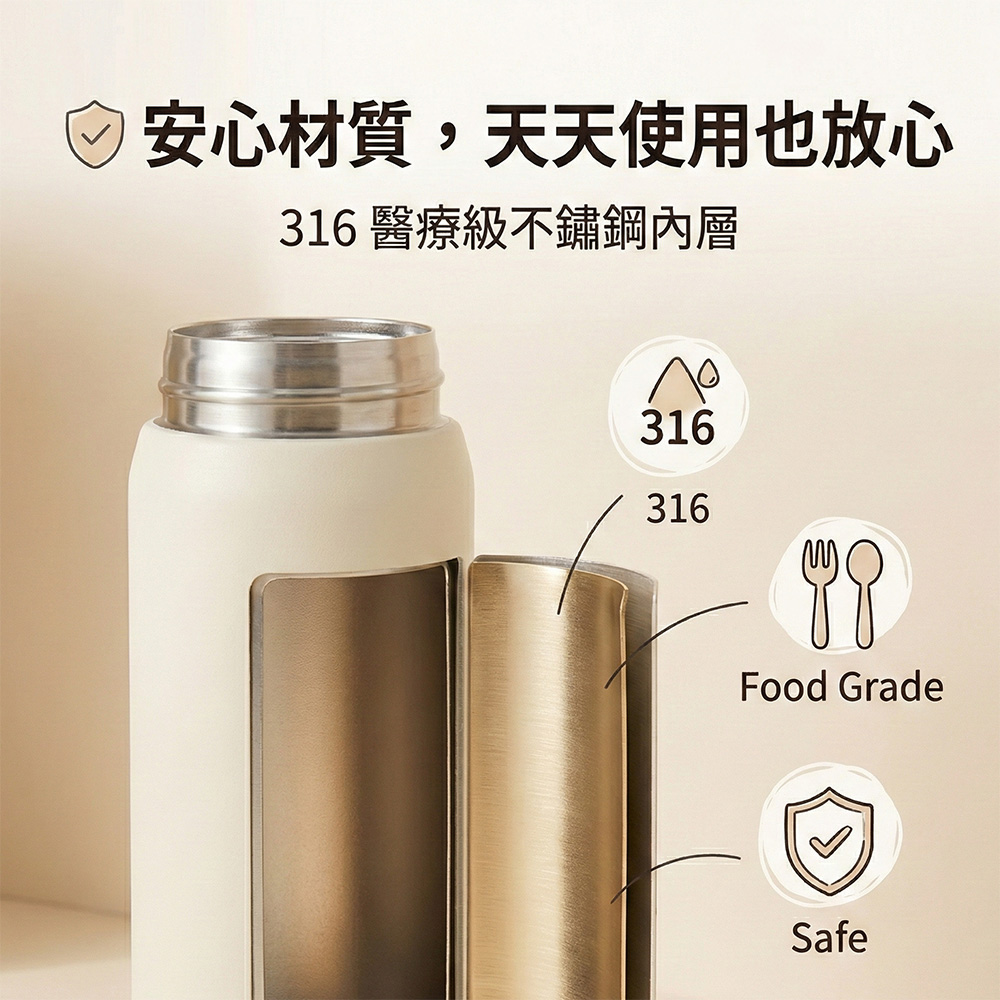 【世豐】Peter Rabbit比得兔316保溫瓶200ml-白, , large