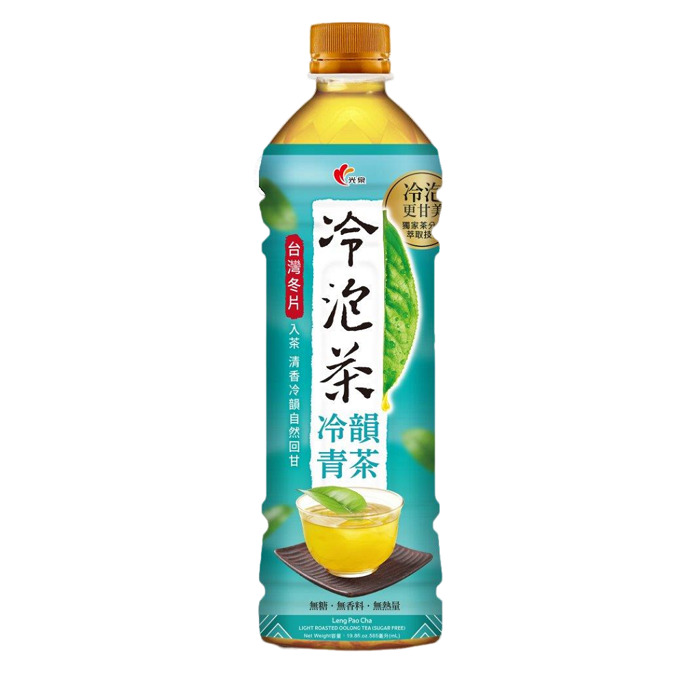 光泉冷泡茶冷韻青茶(無糖) 585ml, , large