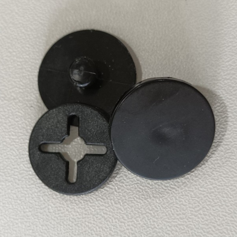 【立承生活】號碼布布扣 黑色 4顆x3組, , large
