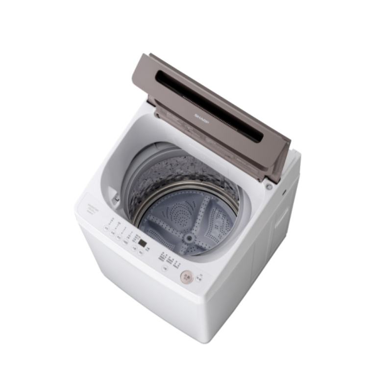 SHARP ES-ASG13T無孔槽洗衣機13kg-可可棕, , large