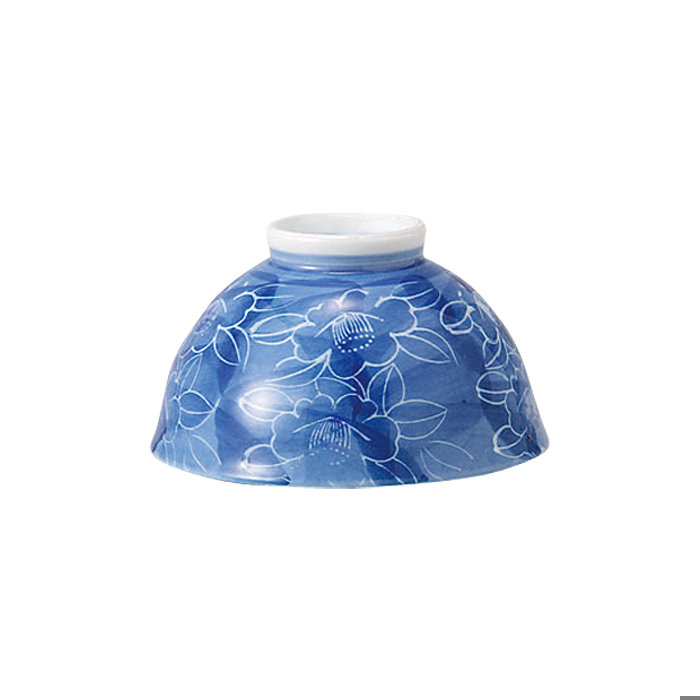 Ink Peony Rice Bowl, , large