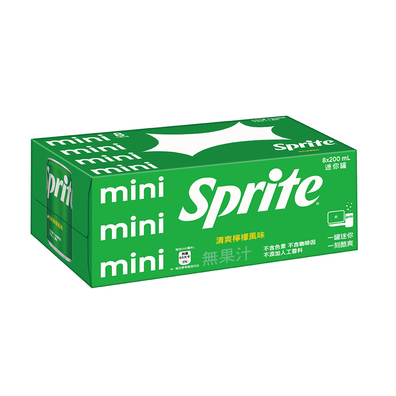 雪碧迷你罐200ml , , large
