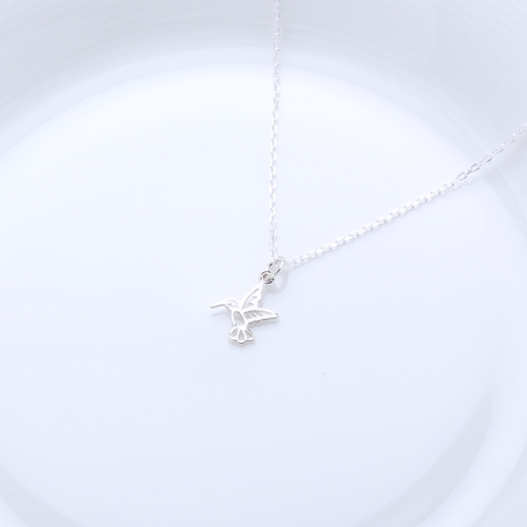 【Angel & Me】Love Hummingbird (small) s925 sterling silver necklace birthday gift, , large