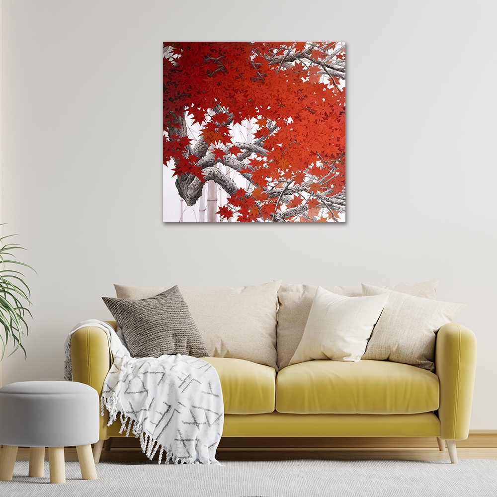 【御畫房】鴻運當頭 國家一級畫師手繪油畫80&times;80cm(VF-188), , large