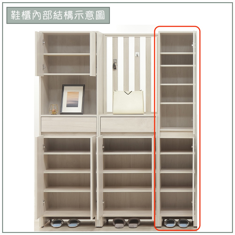 【唯熙傢俱】奈斯1.3尺鞋櫃, , large