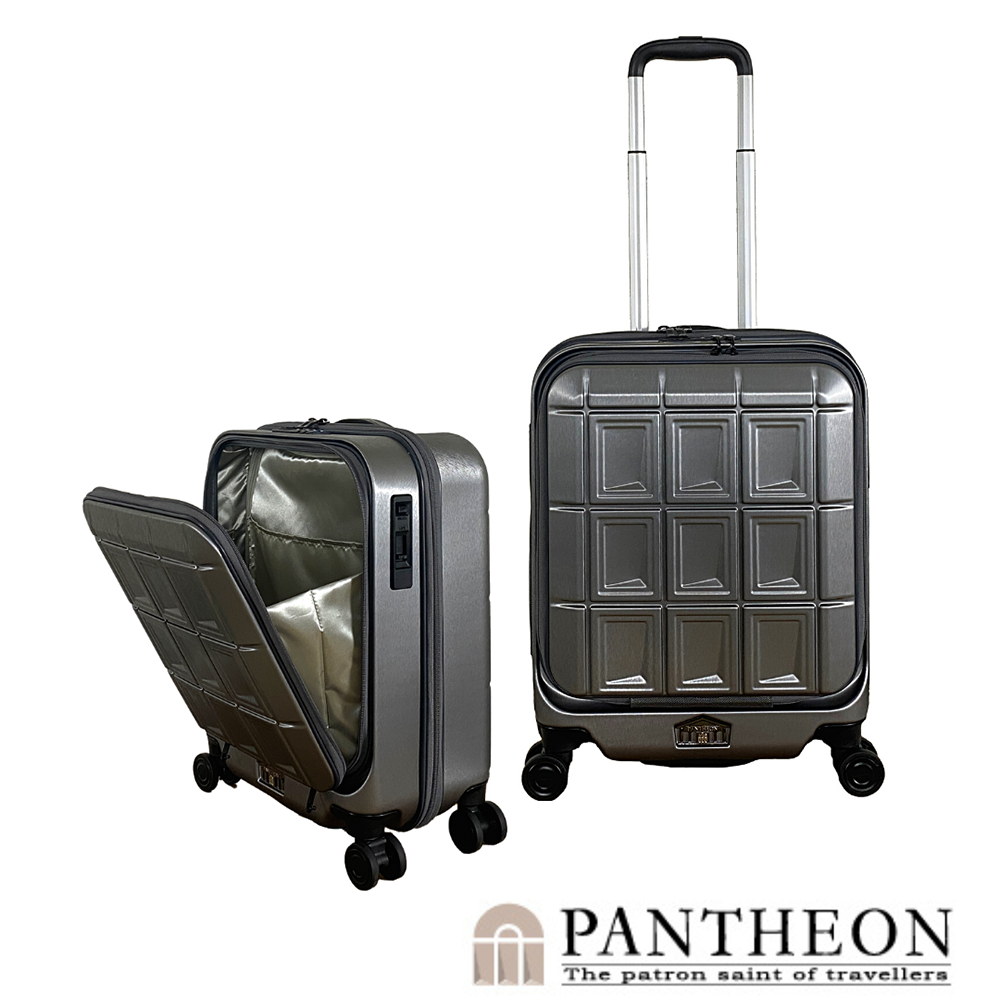 【PANTHEON PLAZA】618年中慶 新款半價 PANTHEON 16 19 24吋 專利前開式煞車輪行李箱 PTS-4006 / 5006 / 6007 三色可選, , large