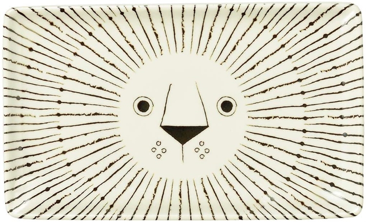 【毓秀堂】三鄉陶器 Mikke造型方形碟-獅子, , large