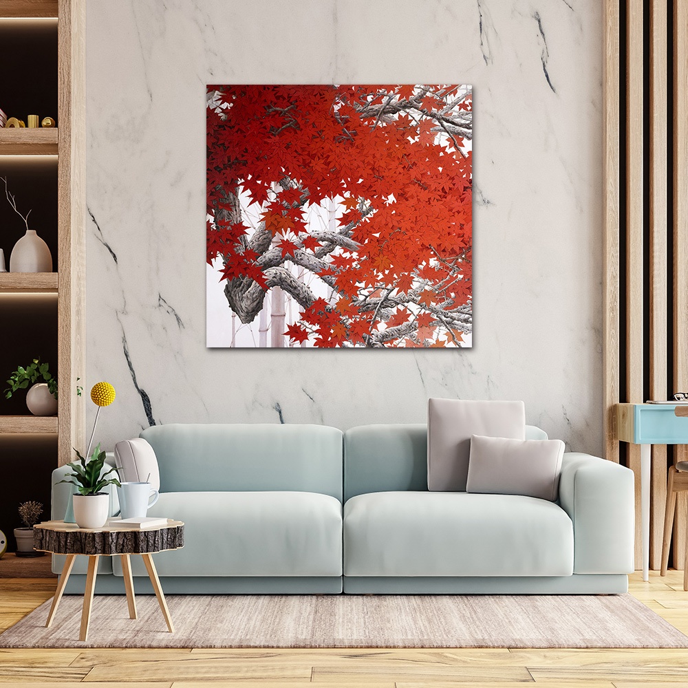 【御畫房】鴻運當頭 國家一級畫師手繪油畫80&times;80cm(VF-188), , large
