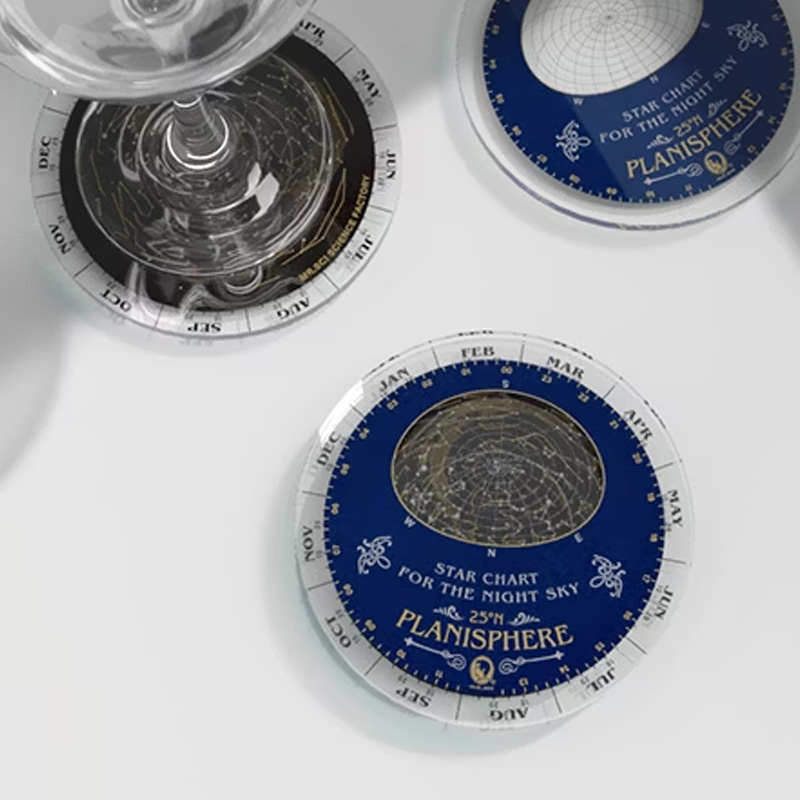STAR29 Planisphere Coasters Set, , large