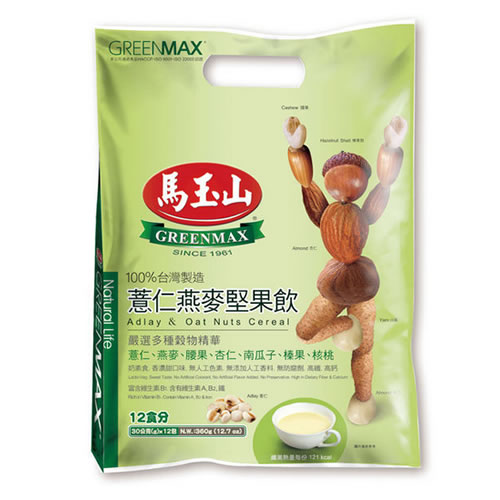 Greenmax Adlay  Oat Nuts Cereal, , large