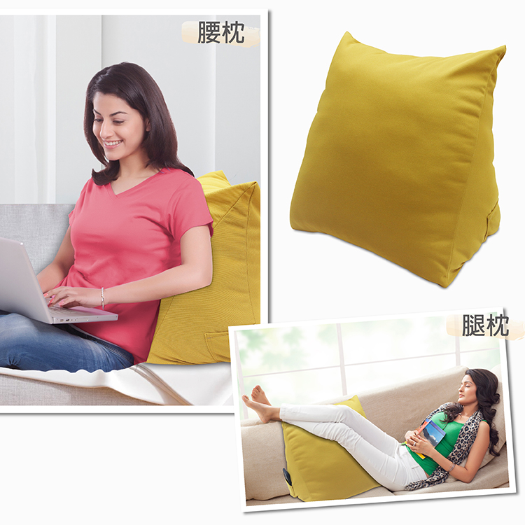 【多利寶寢具】Indian 多功能三角靠墊(顏色隨機出貨), , large