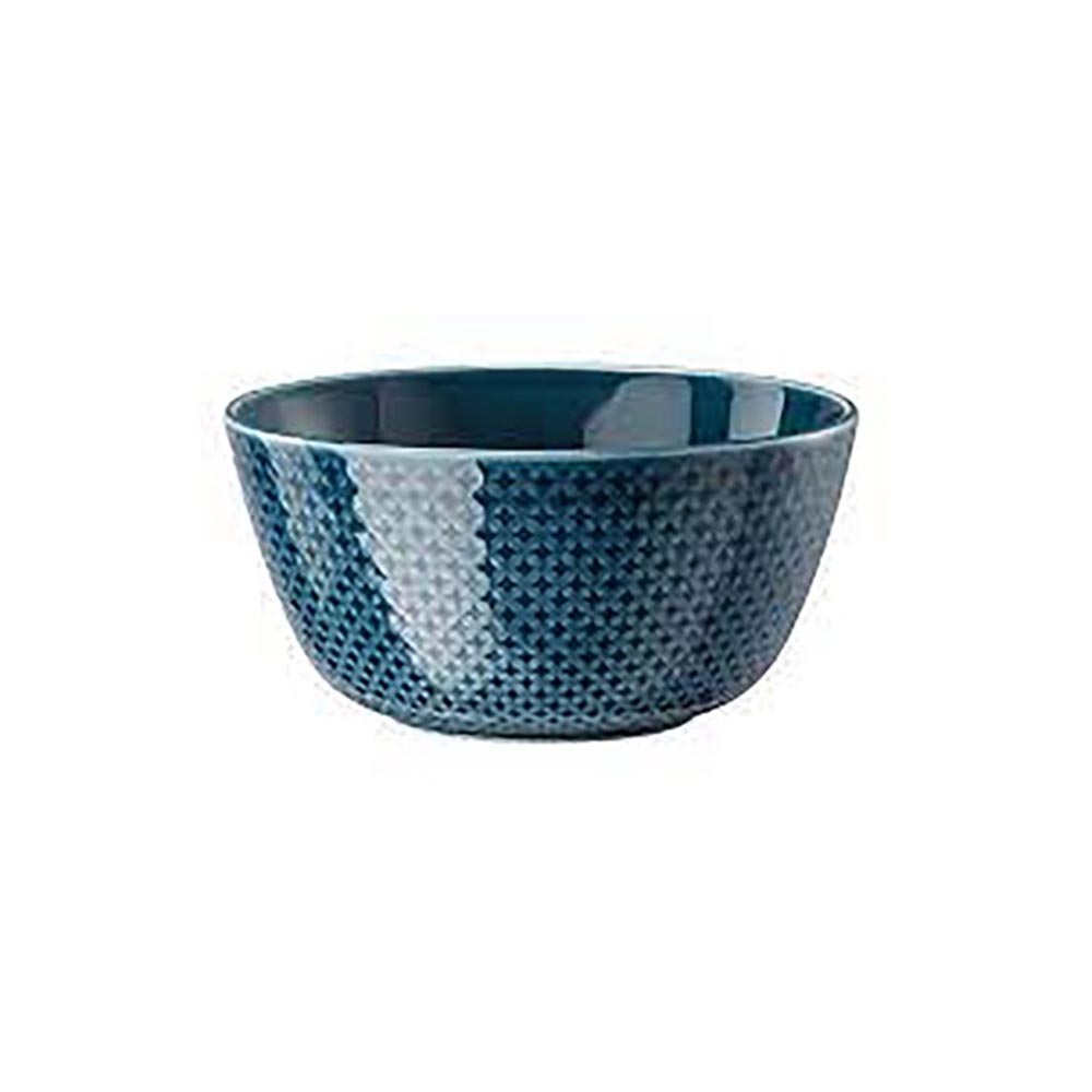 Rosenthal-Junto shaped round bowl - indigo blue 14cm, , large