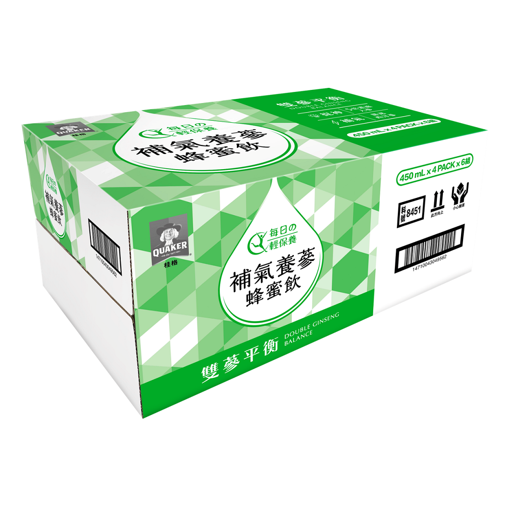桂格補氣養蔘蜂蜜飲 450ml, , large