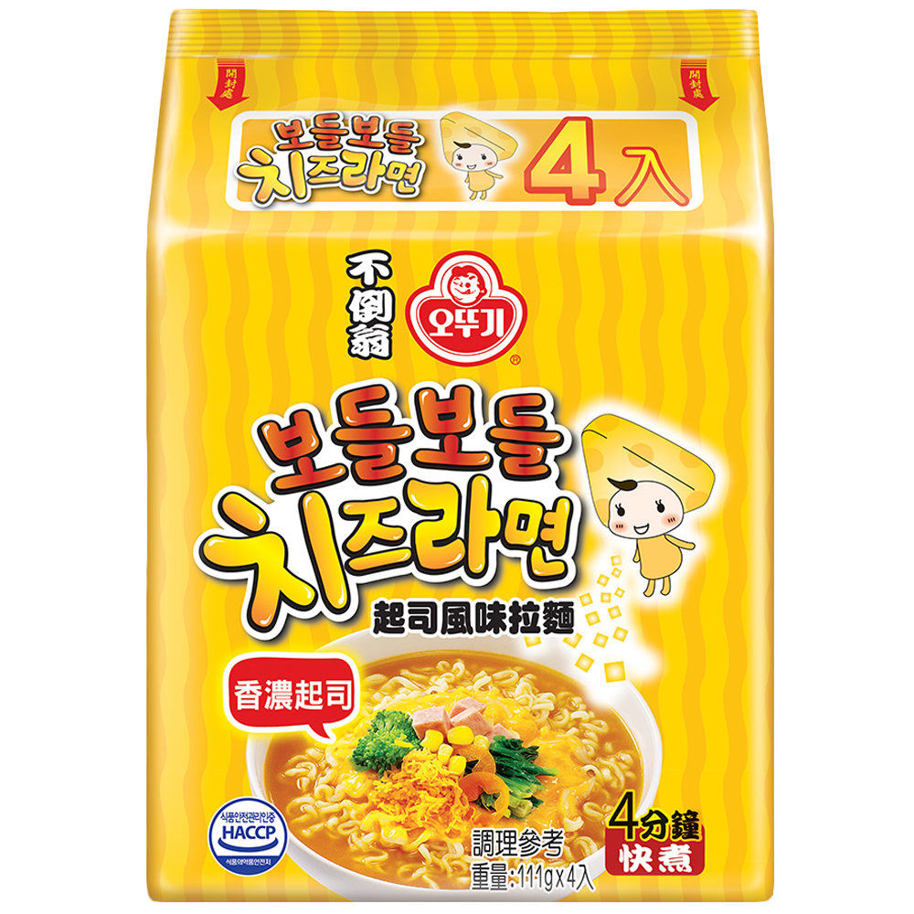 不倒翁起司拉麵(袋)111g, , large