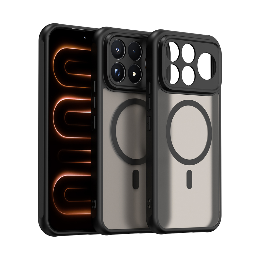 凡盾系列 POCO F9 Ultra 磨砂磁吸防摔殼 鏡頭全包覆 手機殼, , large