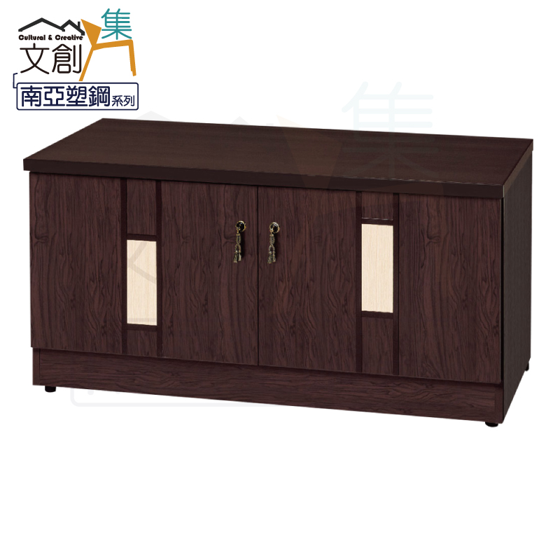 【文創集】妮可 環保3尺南亞塑鋼二門座鞋櫃(客約商品), , large