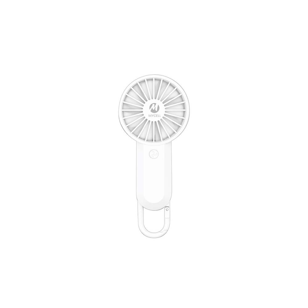 [Shanshuizhibao] MYCELL 1000mAh handheld USB seven-blade fan, three wind speeds, D-shaped hook for easy hanging and unhooking, made in Taiwan, BSMI certified, airworthy, original factory product., , large