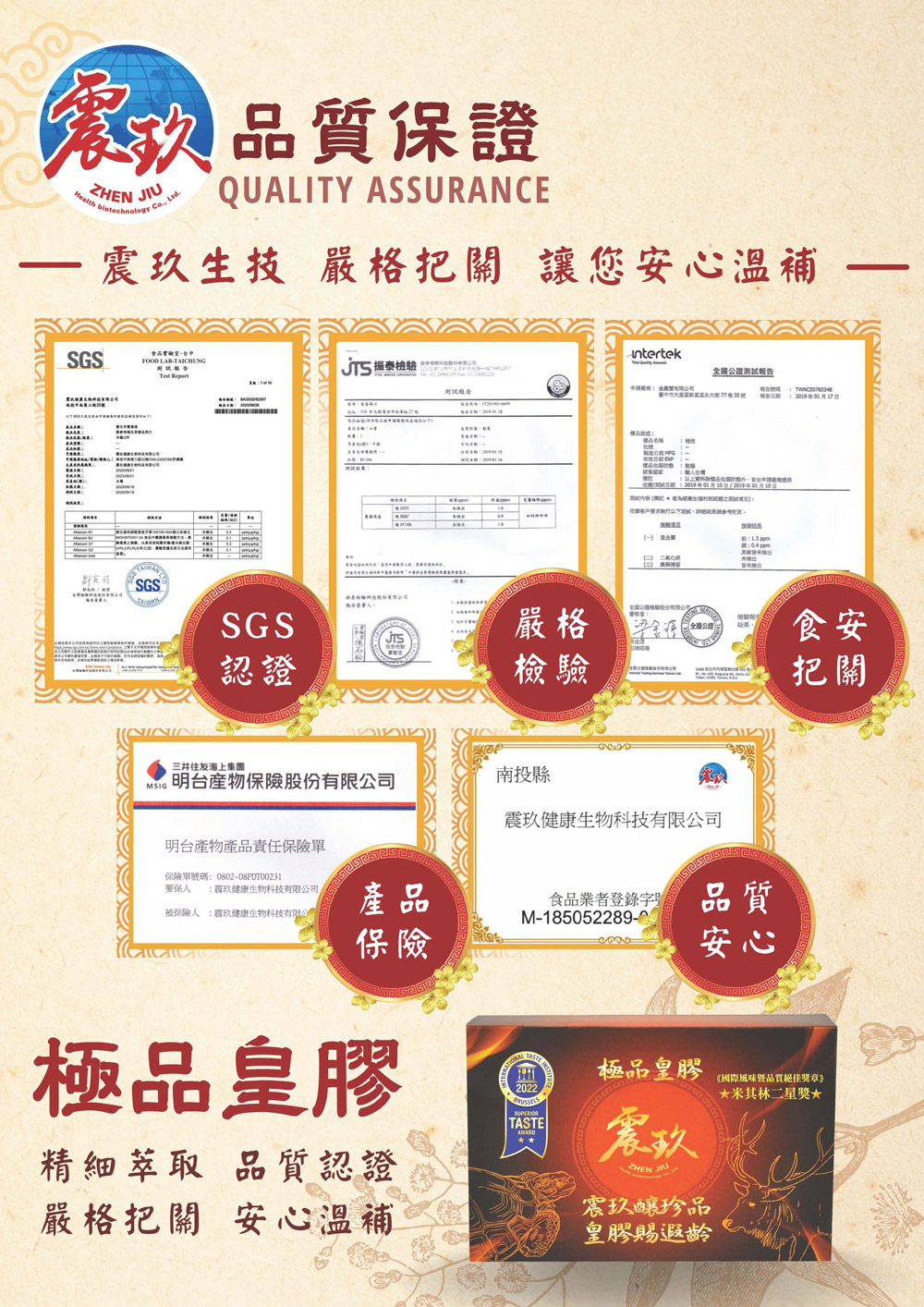 【震玖生技】米其林二星獎 極品皇膠, , large