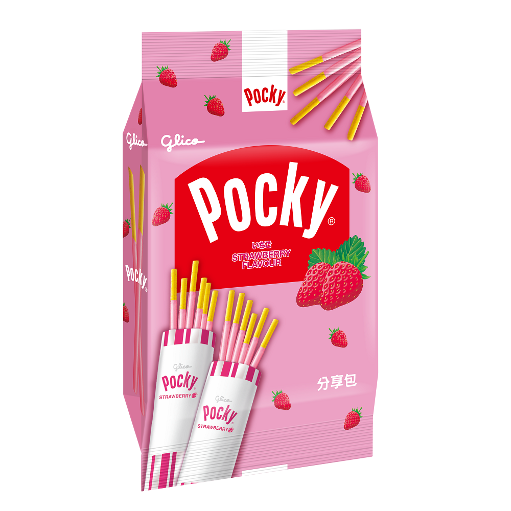 Pocky Strawberry Cooklie Stick, , large