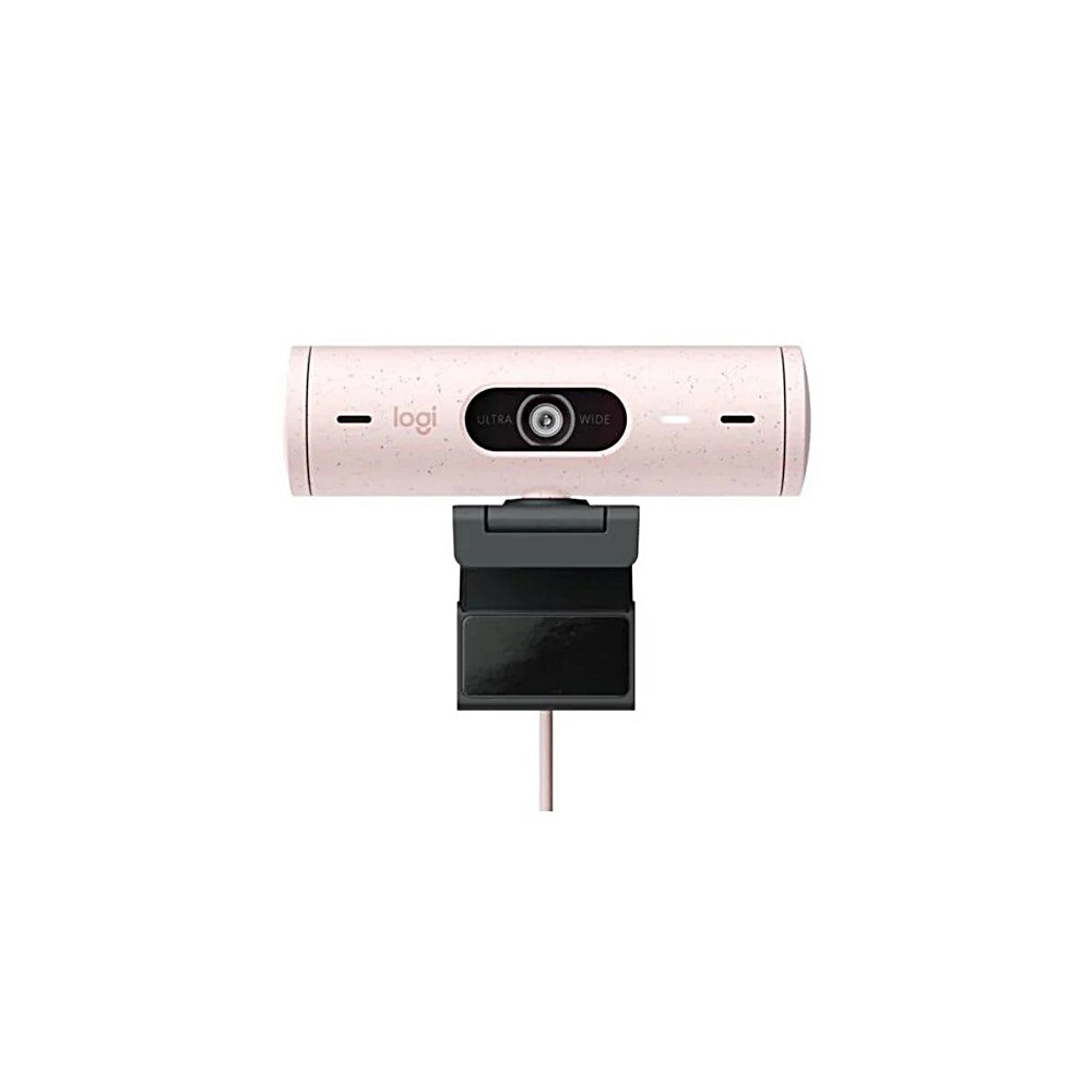 【 Logitech 羅技 】Brio 500 玫瑰粉 降噪麥克風 廣角鏡頭 網路攝影機, , large