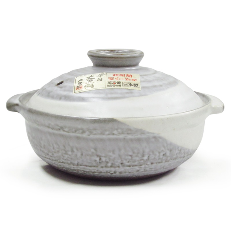 [豐名日本餐具] 六號鍋 京粉引  / C06PT0-52, , large