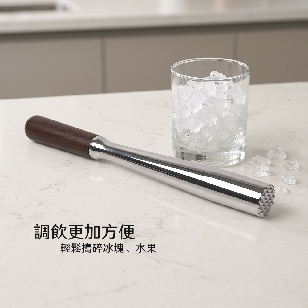 【上手家居】304不鏽鋼碎冰搗碎器(廚房用品/廚房用具/搗碎缽/搗蒜器/搗碎棒), , large