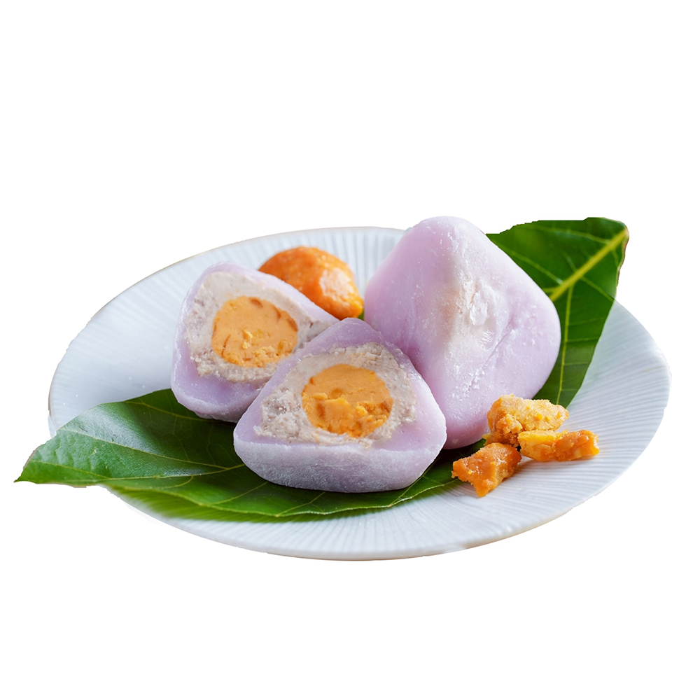 [永全鑫]【花菓子冰粽芋頭鹹蛋】黃金紫薯芋泥(麻糬和菓子), , large