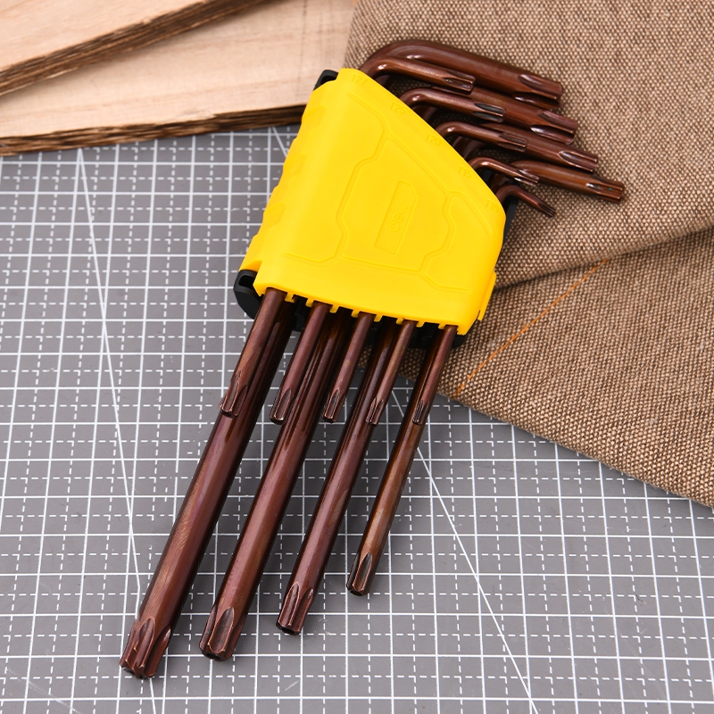 【得力工具 deli tools】星型扳手 L型扳手 9件組 升級款 Semi-Pro系列, , large