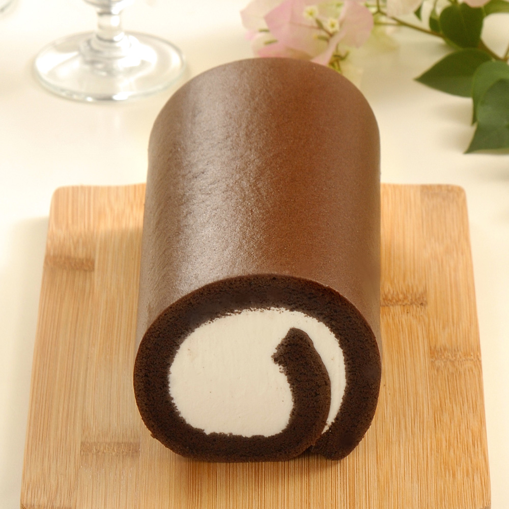 【Yannick 】 Dark Chocolate Roll Cake(18CM / Roll), , large