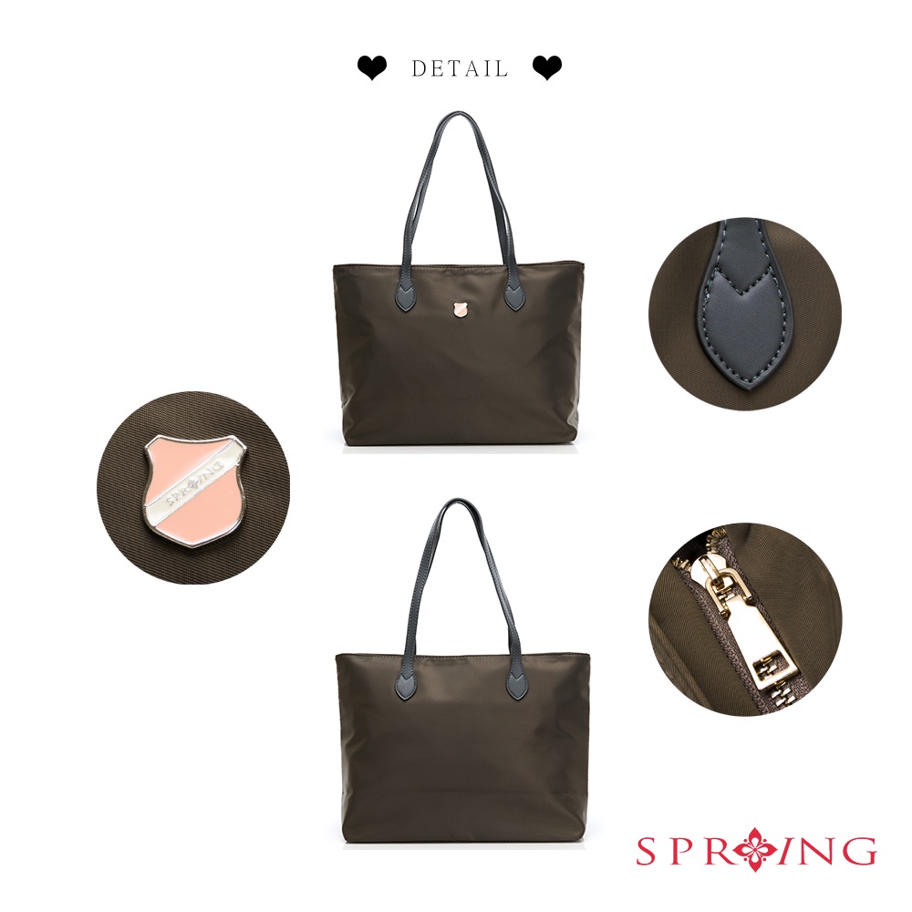 SPRING-質感尼龍托特包大肩背包商務輕便肩背包-多色(0-55043), , large