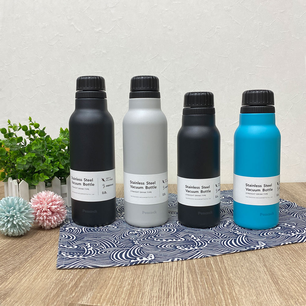 【日本孔雀Peacock】氣泡水 汽水 碳酸飲料 專用 316不鏽鋼保溫杯600ML(抗菌加工), , large