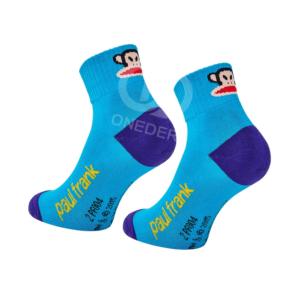 (多款)大嘴猴 PAUL FRANK 抗菌羅紋中長襪 【旺達棉品】PF004, , large