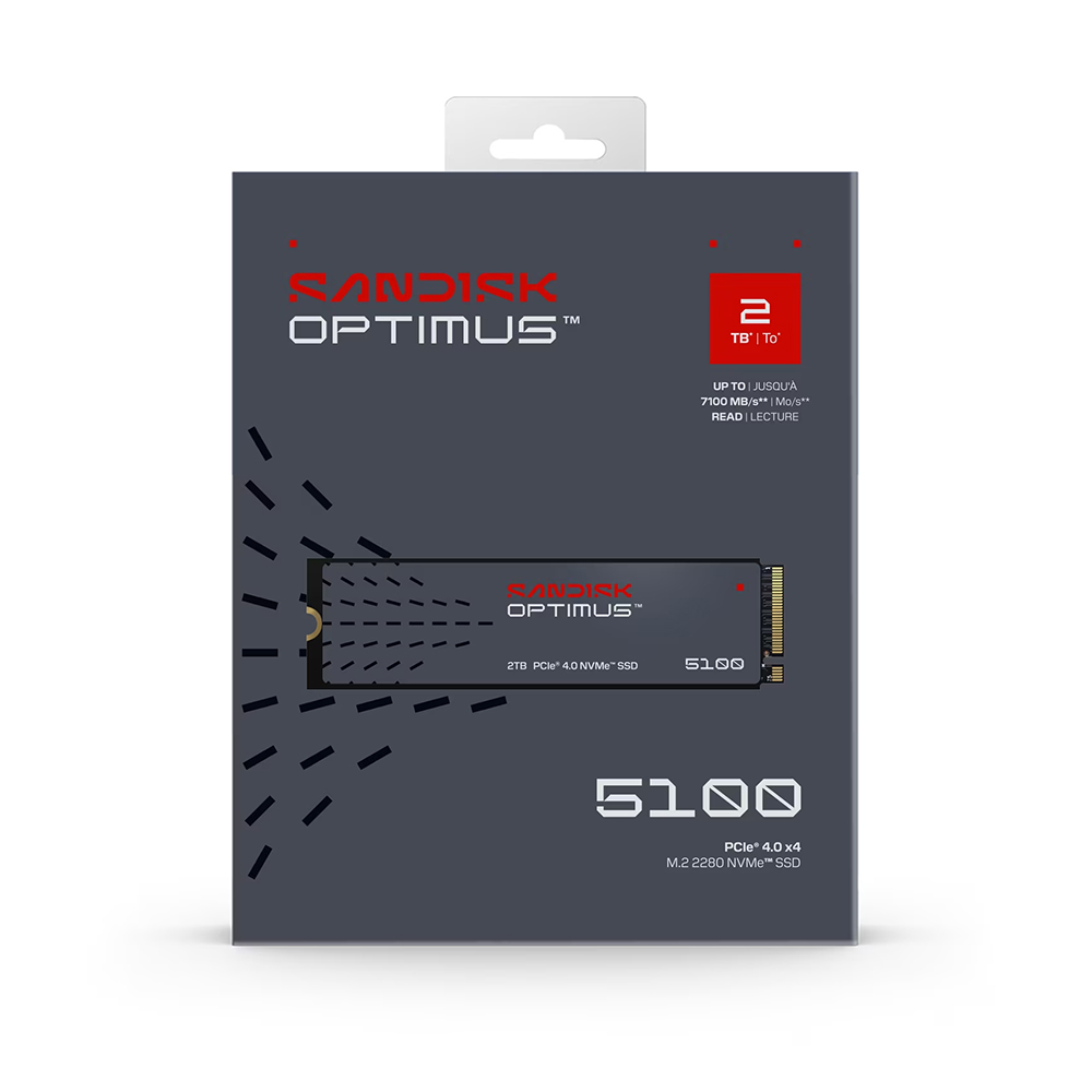 【SanDisk】Optimus 5100 NVMe 2TB SSD M.2 2280 代理商保固公司貨, , large