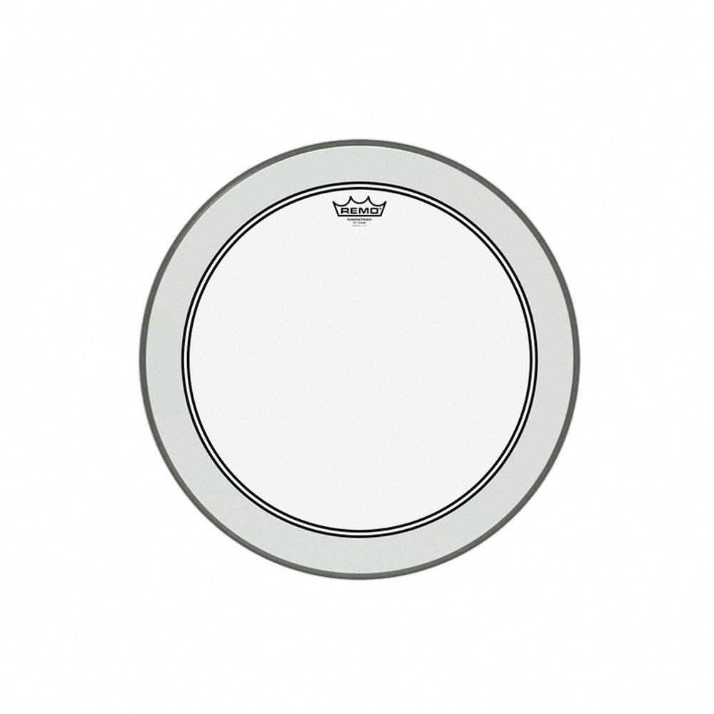 REMO Powerstroke P3 Clear BASS 大鼓單層透明鼓皮 22"【敦煌樂器】, , large