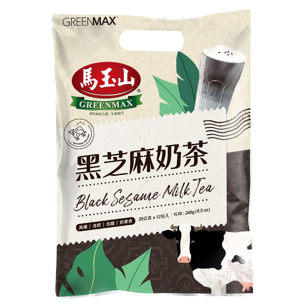 MYS Black Sesame Milk Tea, , large