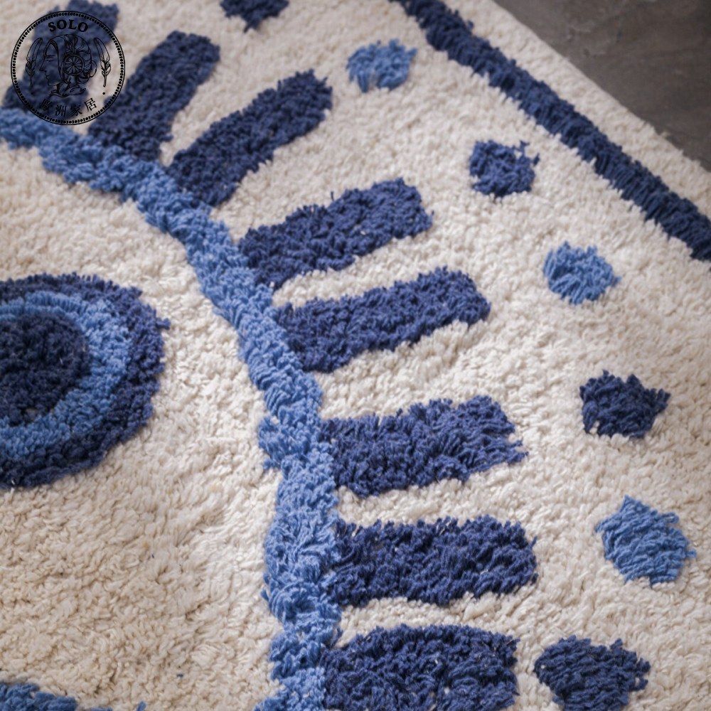 【SOLO歐洲家居】LCW Home 50x80CM 吸水地墊 地中海藍眼睛, , large