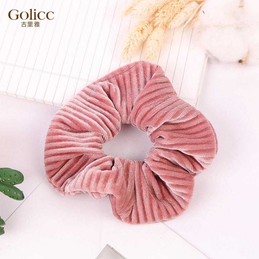 【Gulicc】古莉可 髮圈 韓版ins 絨布大腸圈, , large