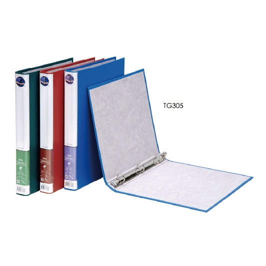 【同春】環保PP合成紙美式有耳圓型3孔夾 307x250x30mm 四色 12個 /箱 TG305 - 多款可選 , , large