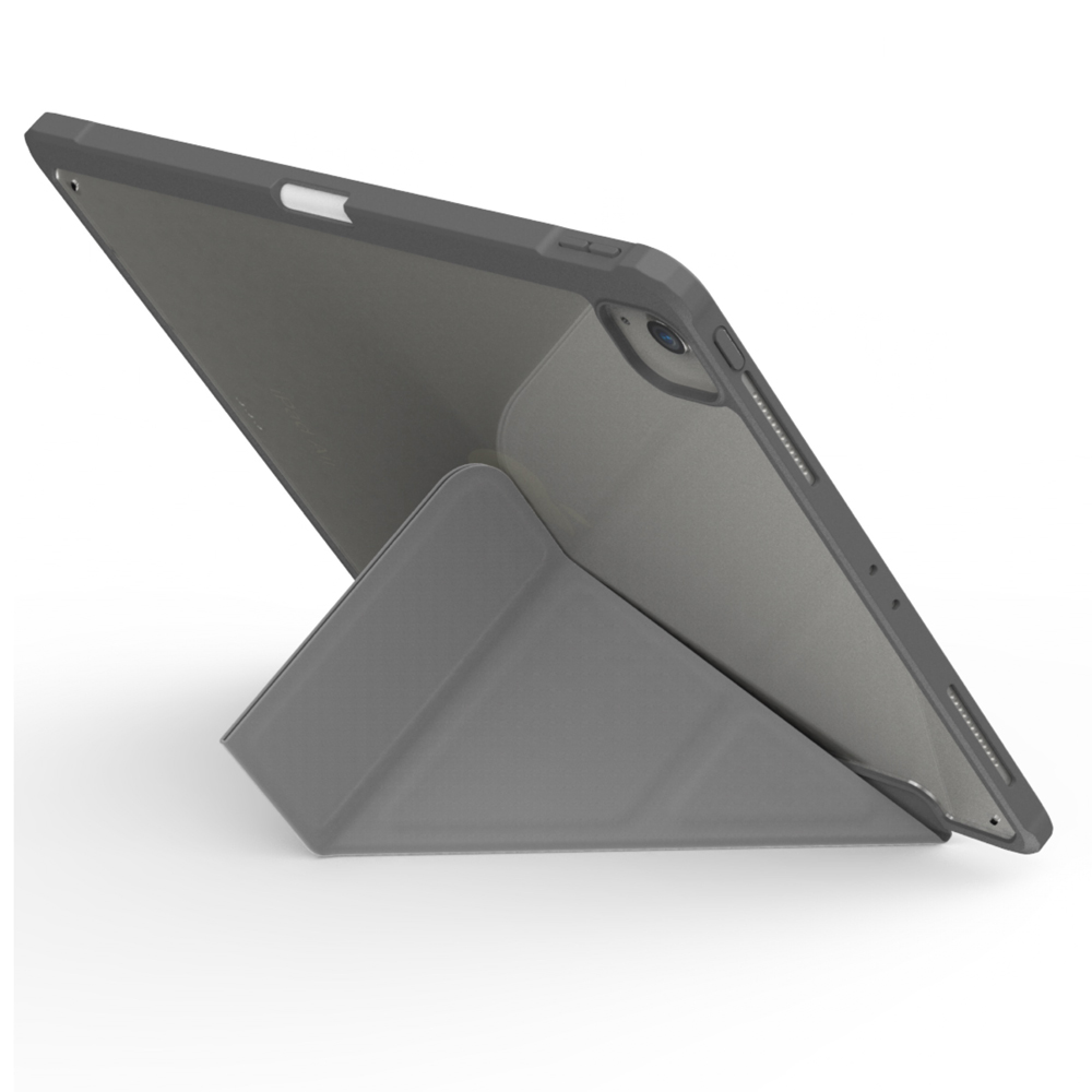 【HIPPORIZZ】iPad Air 13 吋、Pro 12.9吋 Origo 晶透筆槽防摔殼 深灰色, , large
