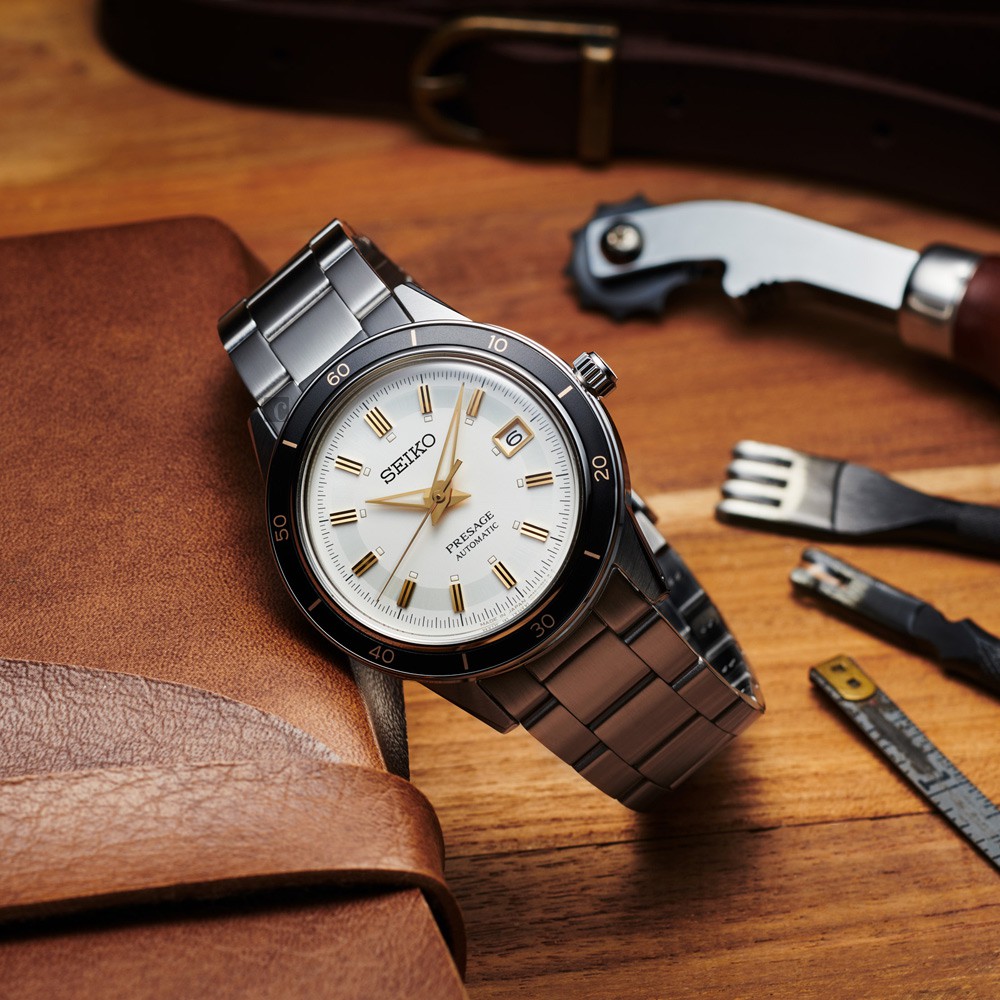 SEIKO 精工 Presage Style60&rsquo;s系列機械錶 4R35-05A0S/SRPG03J1, , large