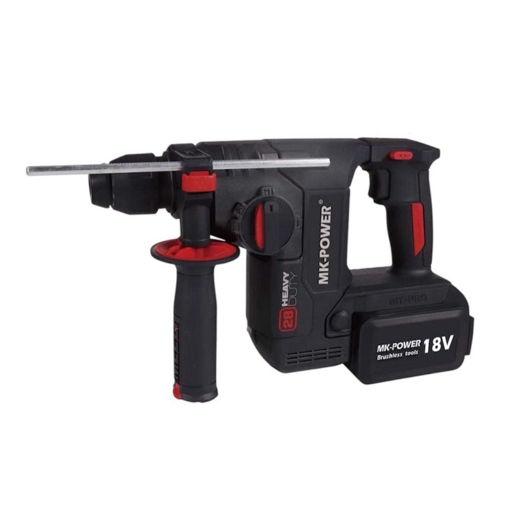 WIN五金 台灣品牌 MK-POWER <MK280+4.0電池組(兩電一充)> 減震功能 強力型三用電槌 三用電鑽 三用電捶 電錘 MK-280, , large