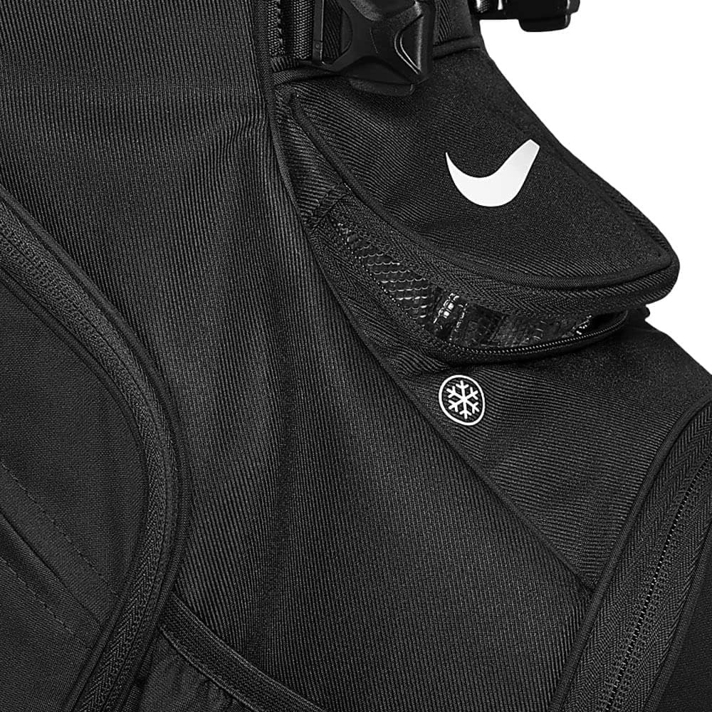 NIKE AIR HYBRID 2 腳架袋 球桿袋 高爾夫球袋 14格 保冷袋 防水罩 雙背帶 可拆球袋 耐用束帶 黑, , large
