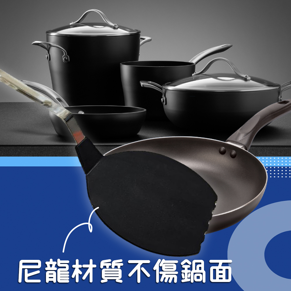GS MALL 台灣製造 大面積不沾大鍋鏟 炒菜鏟 煎鏟 煎匙 平底鍋鏟 鍋鏟 不沾鏟 料理鏟 廚房鍋鏟 蛋鏟 鏟子, , large