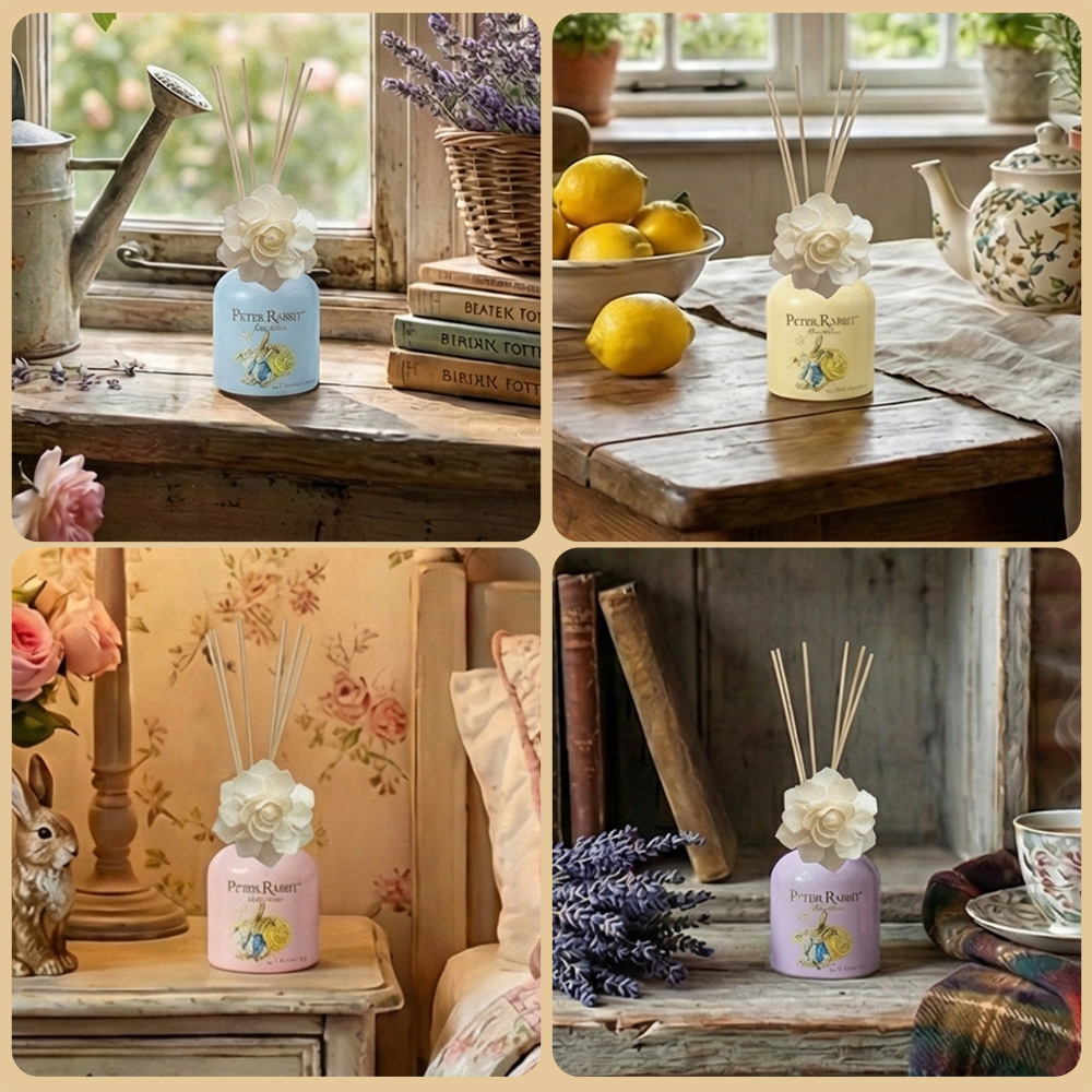 【世豐】【Peter Rabbit 比得兔】療癒擴香200ml(2入組)-紫色, , large